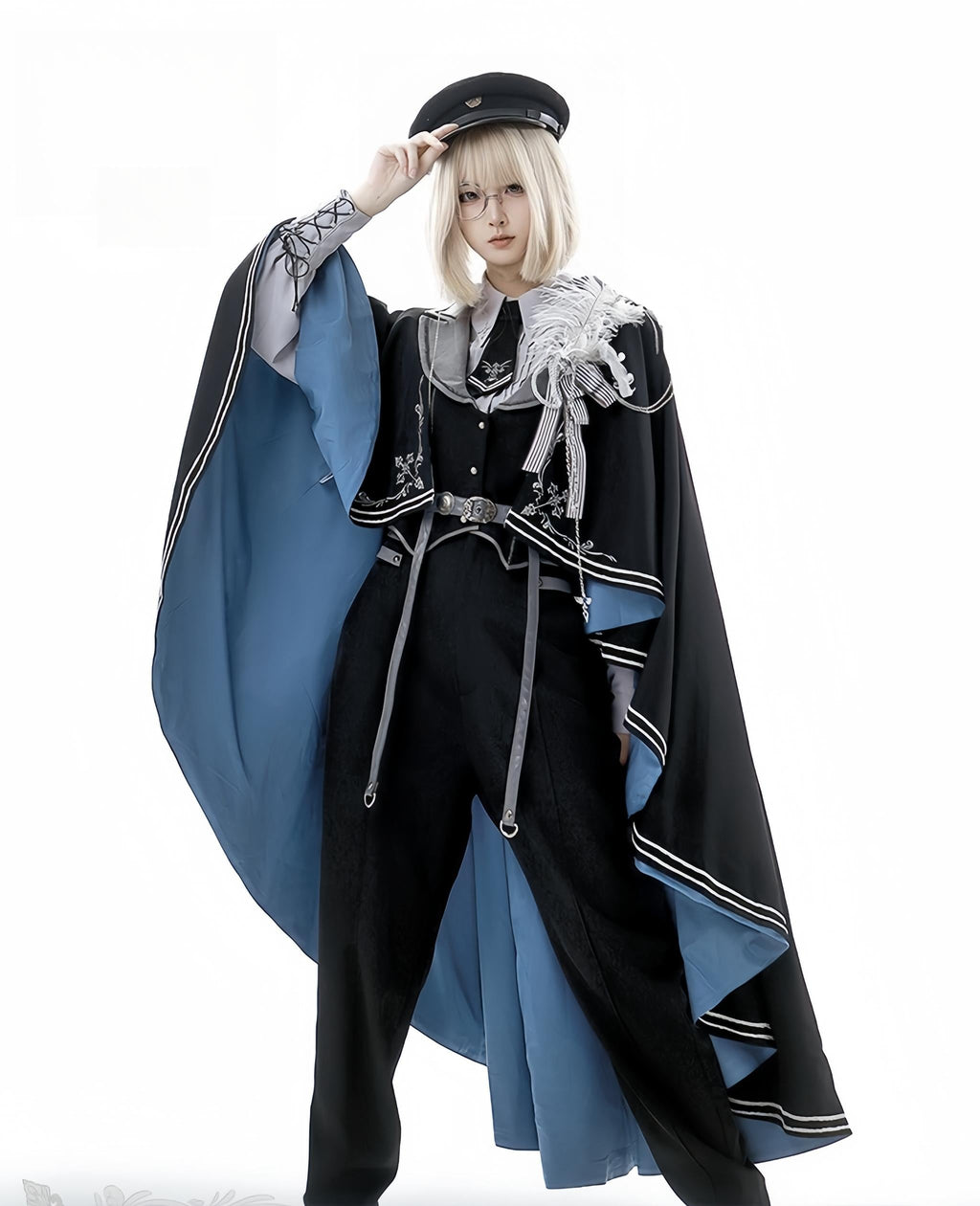 Dark Night Contract - Military Lolita Pants and Cape Collection - image 13