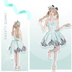 Sweety Gummy - Sweet Lolita JSK Dress Big Bow Flower Bud Lolita Dress - image 7