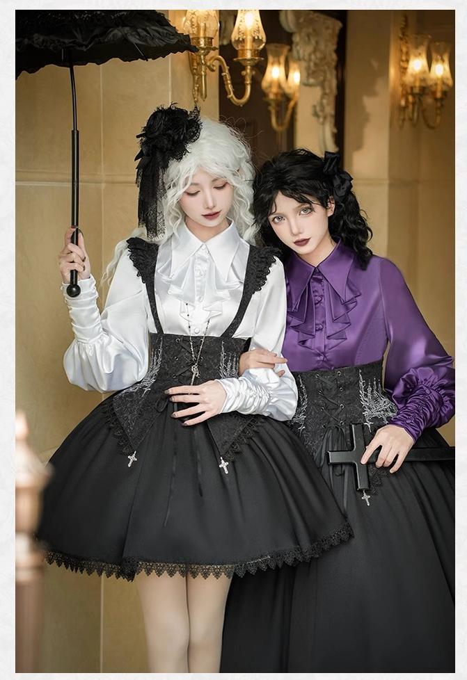 Thorny Night Gothic Lolita Bust-Support JSK - image 7