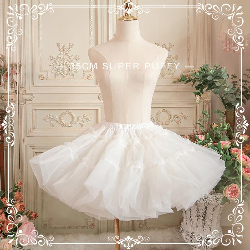 Short A Line Petticoat Collection, 13.8" (35 cm) Length, Mini to Extreme Puffy - image 4