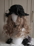 Floral Lace Elegant Lolita Tea Party Hat - 6 Colors - image 1