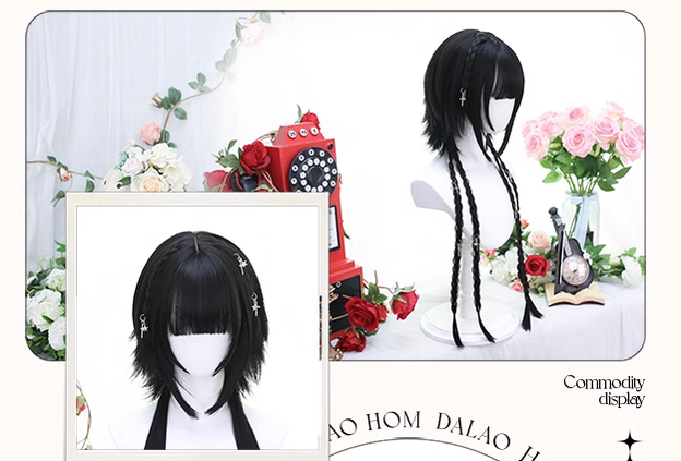 Moon Night - Lolita Highlights Bang Short Wigs - image 15