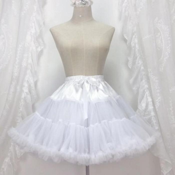 Spring Awakening - Sweet Lolita JSK and Princess-Sleeved Shirt with Lace Detail and Accessories - image 18