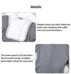 Reminisce - Pile Classic Lolita Dress, Detachable Cape and Accessories - image 6