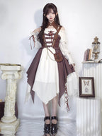 Pirate Guide - Vintage Lolita Suit Vest JSK Dress - image 9