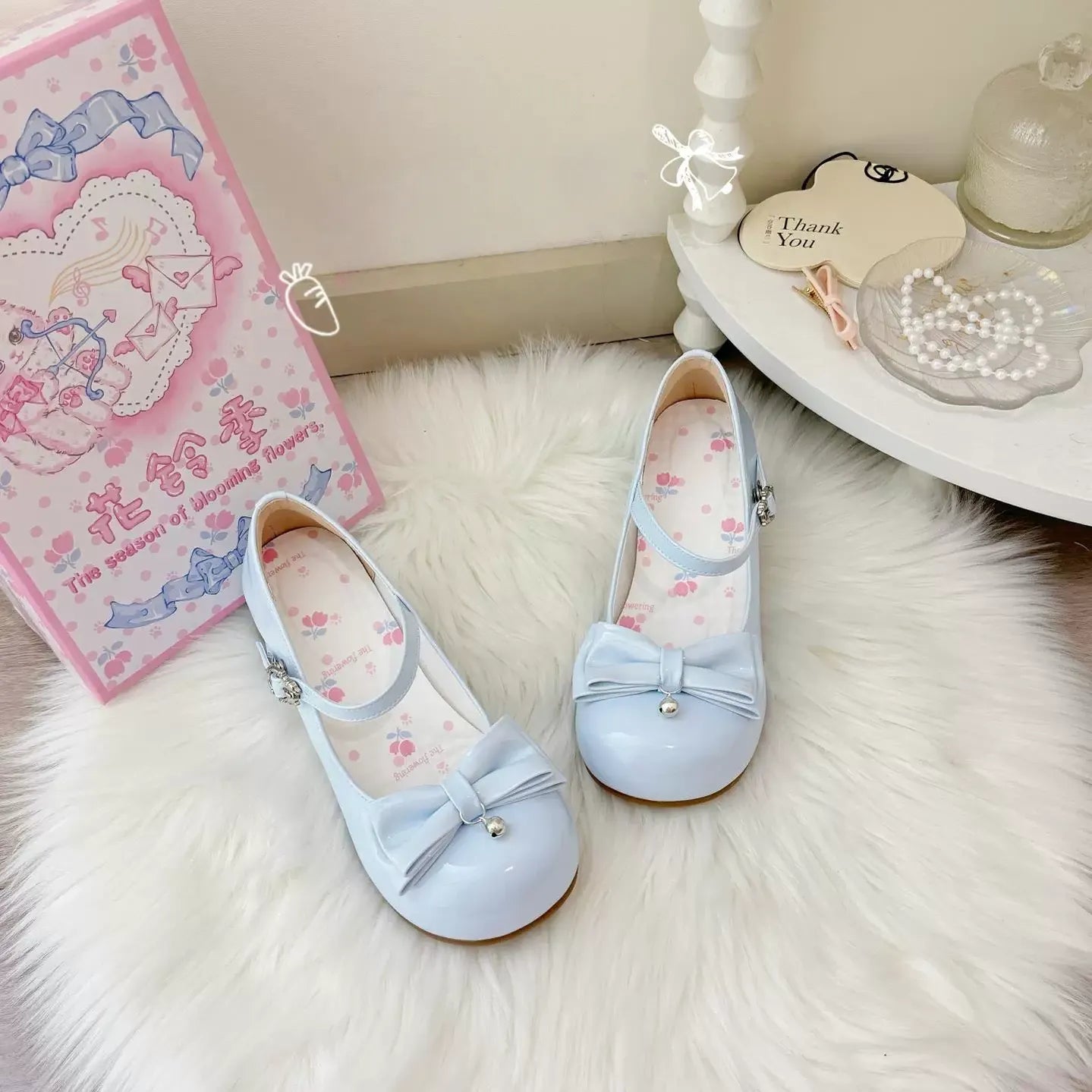 Dingbell Bunny - Sweet Lolita Round Toe Shoes, Cat Paw Heel - image 15