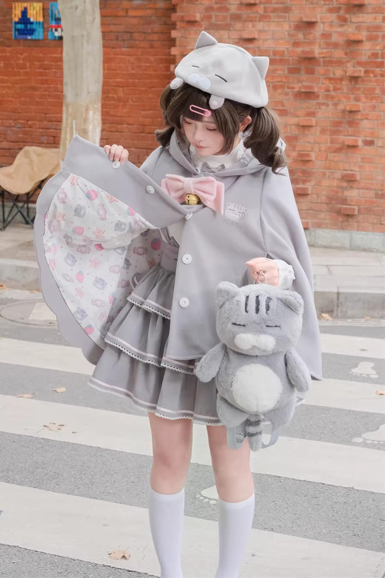 Gloomy Cat Series - Sweet Lolita Strap Dress and Top Collection - image 5