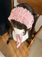 Customized Elegant Lolita Bow Lace KC Headdress - image 3