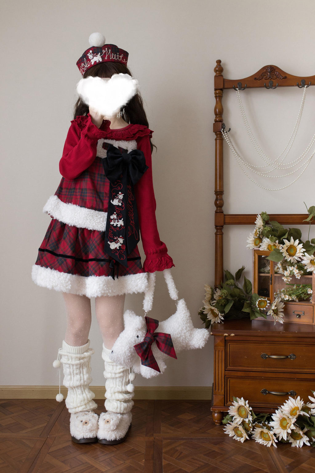 Nana - Sweet Lolita Sweater, Detachable Bow - image 5