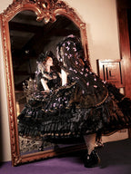 Black and Purple Ankle-Length Hanayome Hime Lolita Dress - image 2
