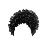 Gothic Lolita Lace Bonnet Wide Brim Bow BNT Headwear - image 7