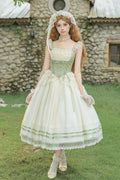 Green Fishbone Sweet Lolita JSK Dress Two Versions - image 15