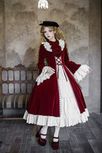 Letters and Poems · Nutcracker Box - Long Sleeves Ruffled Open-Front Bow Lace-Up Gothic Lolita Dress - image 12