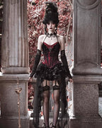 Duchess - Velvet Gothic Lolita Dress, Corset & Skirt - image 2