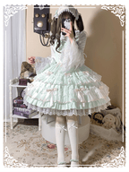 Love Notebook - Old School Lolita JSK Vintage Doll Tiered Dress - image 2
