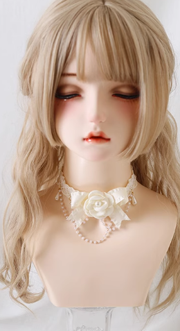Elegant Lolita Lace Camellia Necklace - image 13