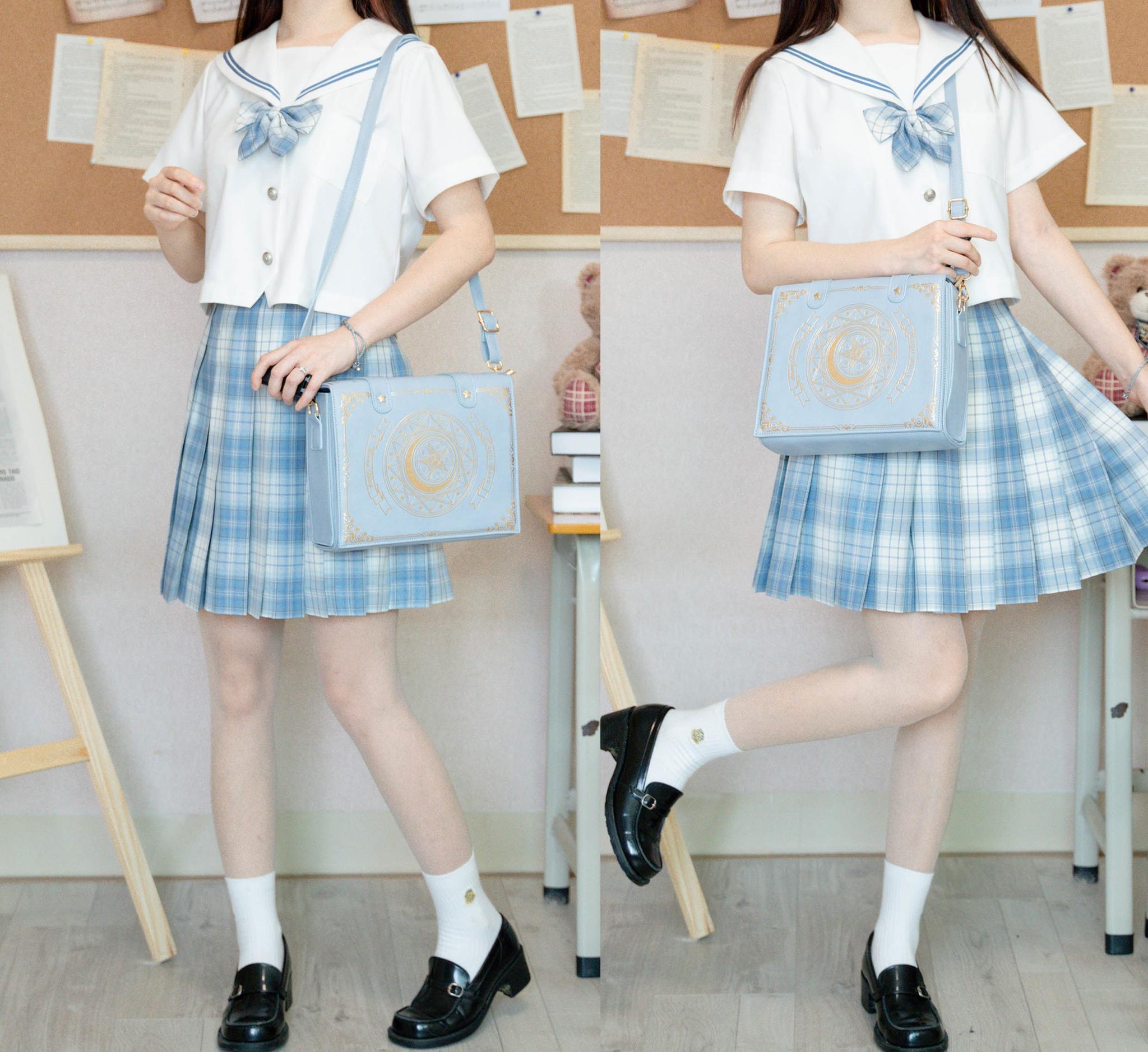 Star and Moon Magic Book Lolita Crossbody Bag in Two Sizes - image 16