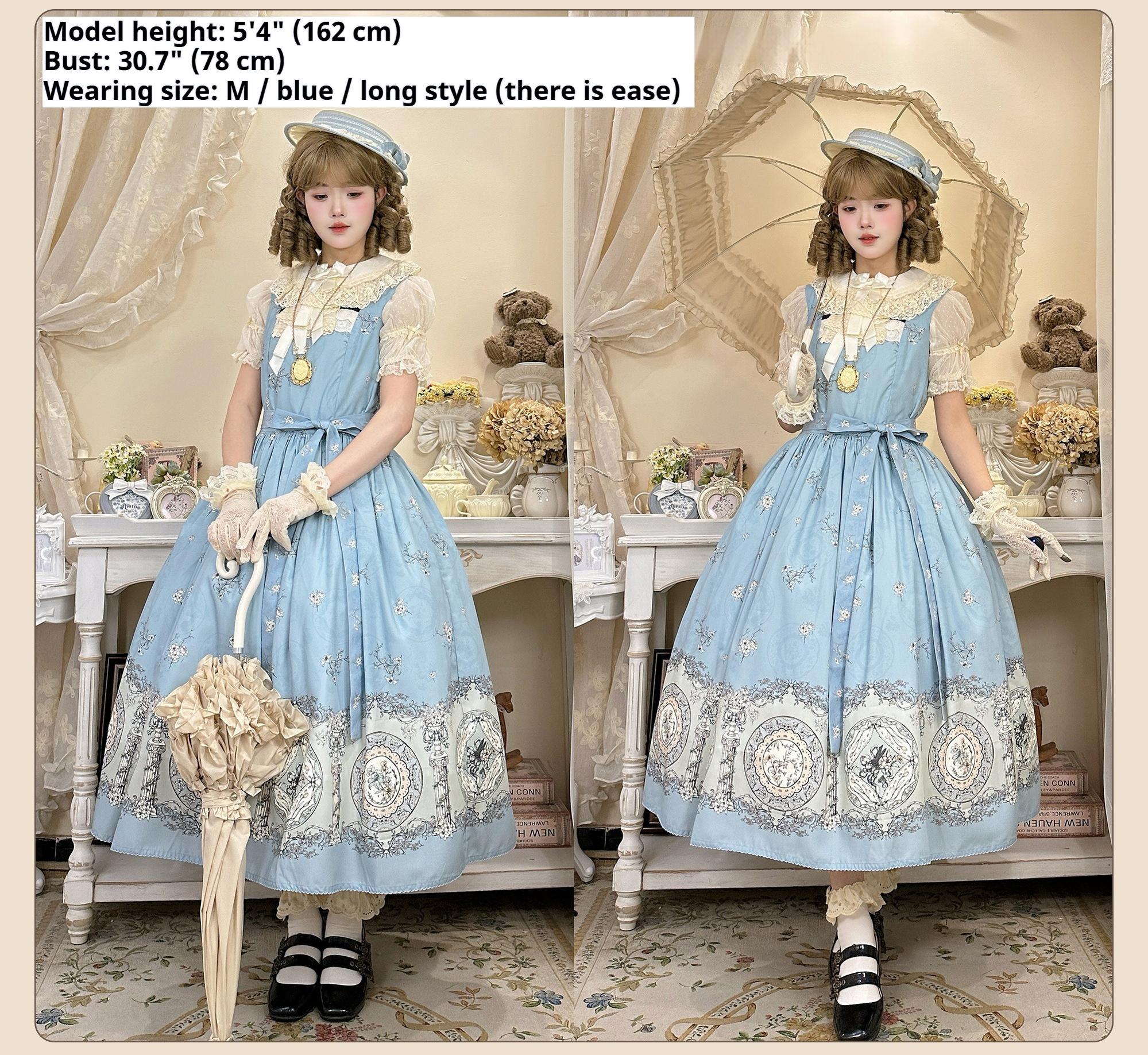 Small Porcelain Plate - Classic Lolita JSK Printed Dress and Accessories - image 7