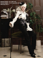 Ouji Lolita Pants Set, Detachable Jabot & Shawl - image 5