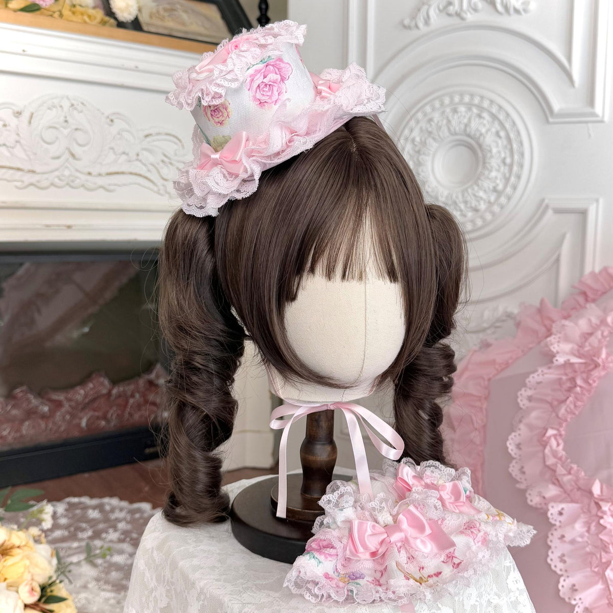 Spring 2025 Old School Lolita Floral JSK and OP Dress Series and Accessories - image 30