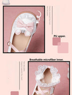 Sweet Bunny - Sweet Lolita Flat Shoes with Ear and Bow Decorations - image 20