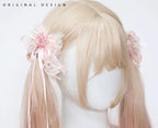 Satin Ballet Sweet Lolita Feather Bow Headdress - image 21
