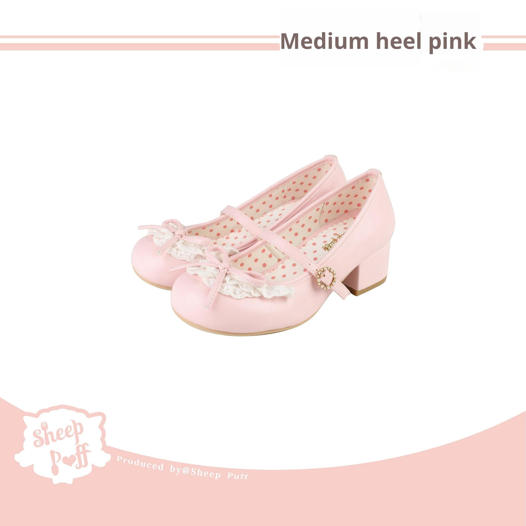 Young Layla - Vintage Lolita Shoes Low Heel Butterfly Shoes - image 24