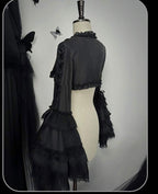 Bone-Eroded Butterfly - Gothic Lolita JSK & SK Set - image 57