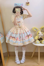 Cream Party Sweet Lolita JSK Dress in Three Colors - image 5