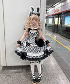 Shibuya Sweetheart Plus Size Old School Lolita OP Dress - image 10