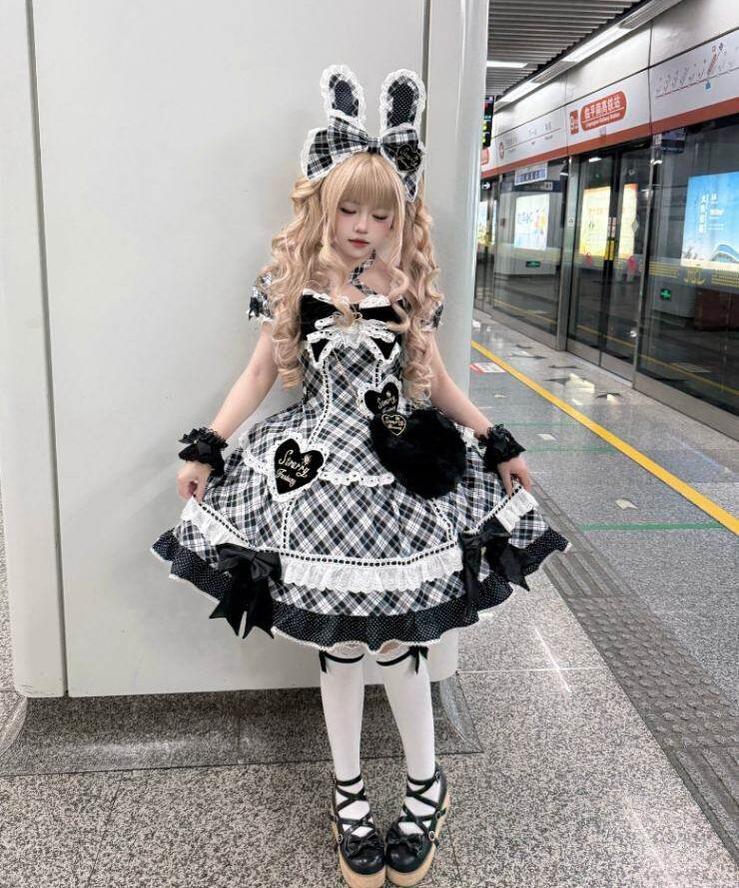 Shibuya Sweetheart Plus Size Old School Lolita OP Dress - image 10