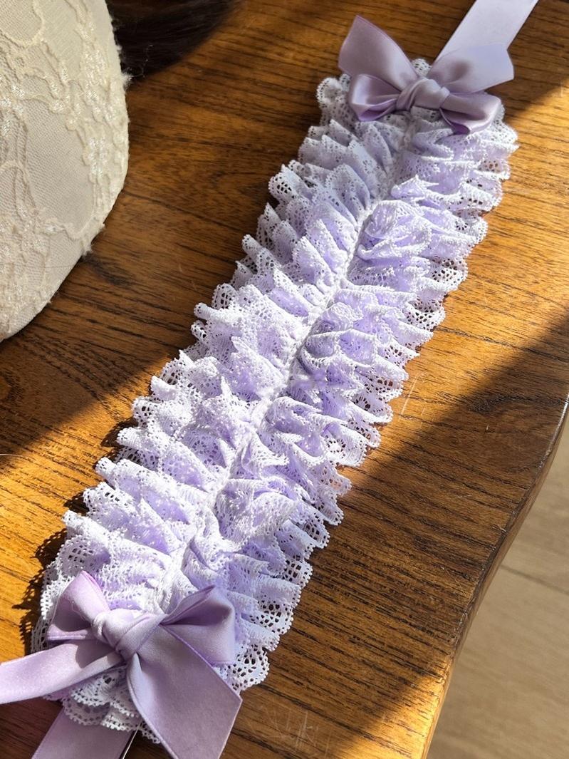 Customized Elegant Lolita Bow Lace KC Headdress - image 45