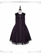 Embroidered Gothic JSK with Lace Accents - image 2