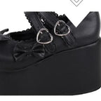 Angelic Imprint - Punk Lolita Shoes High Platform Shoes with Bow - image 16