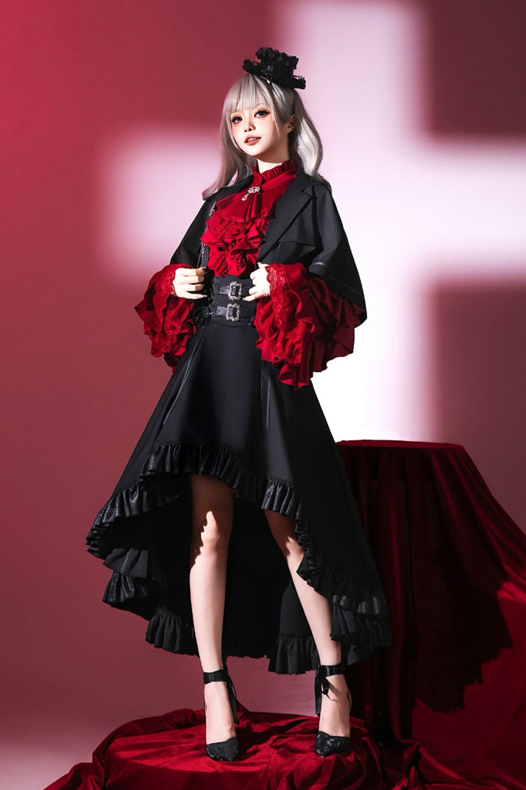 Black Day and Night Song Ouji Gothic Lolita Skirt and Blouse - image 3