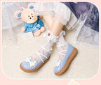 Sweet Bunny - Sweet Lolita Flat Shoes with Ear and Bow Decorations - image 11