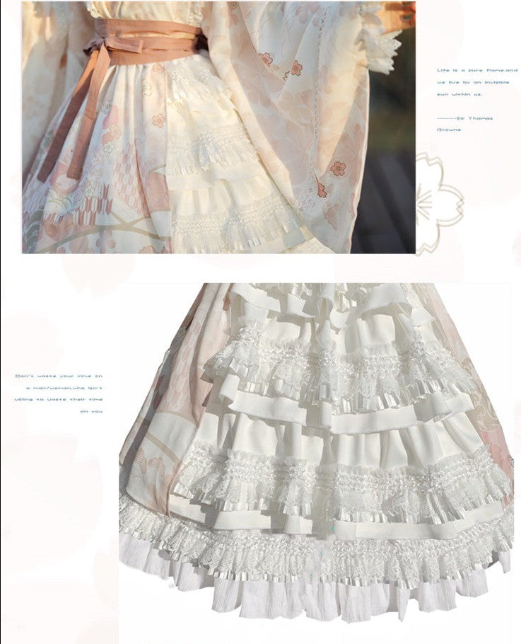Xiaochunrihe - Wa Lolita OP Dress and Accessories - image 13