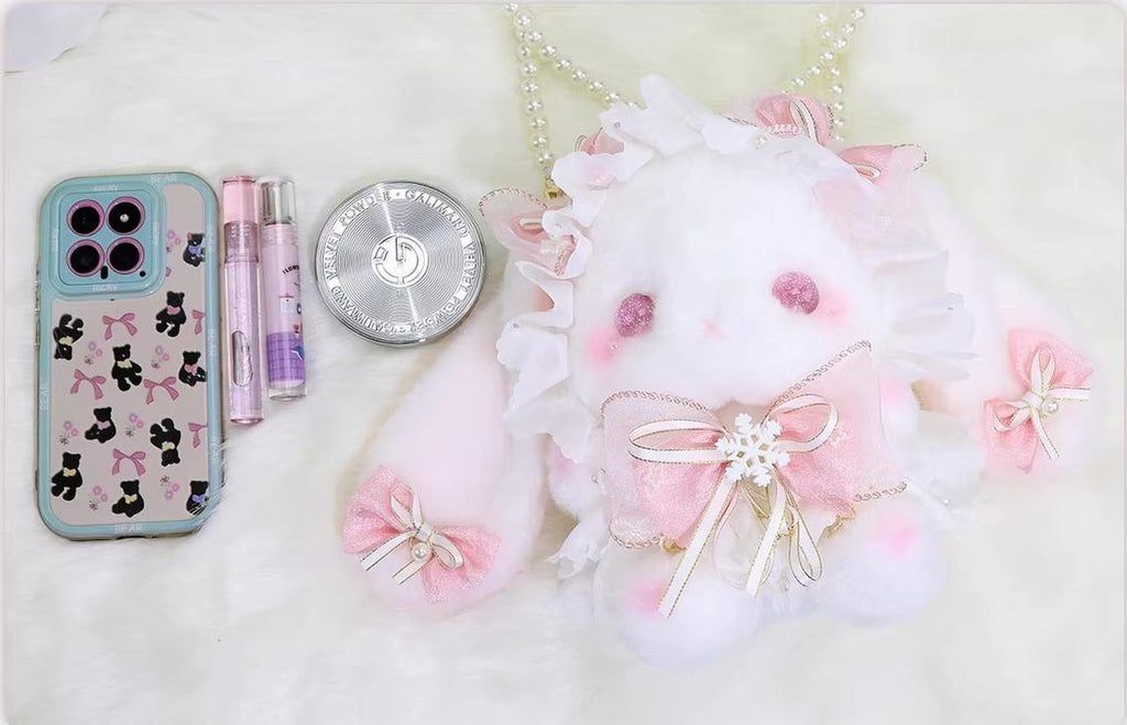 Sweet Lolita Plush Bag, Cute Bunny Shape - image 7