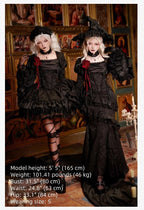 Twilight Witch-Inspired Black Gothic Lolita Skirt Set - image 7