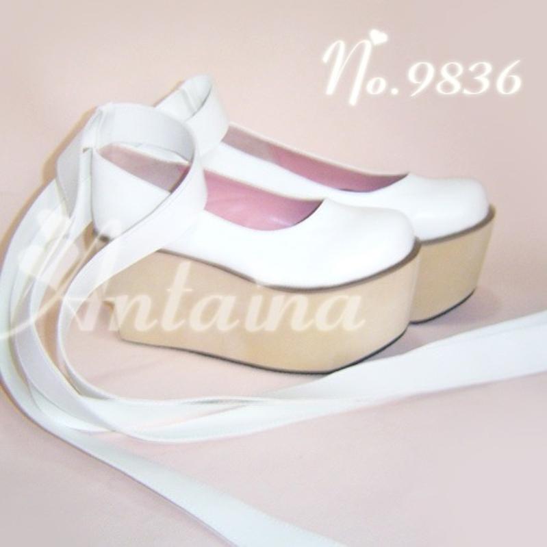 Wedding Lolita Platform Shoes Bridal Shoes Multicolor - image 12