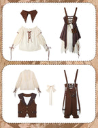 Pirate Guide - Vintage Lolita Suit Vest JSK Dress - image 28