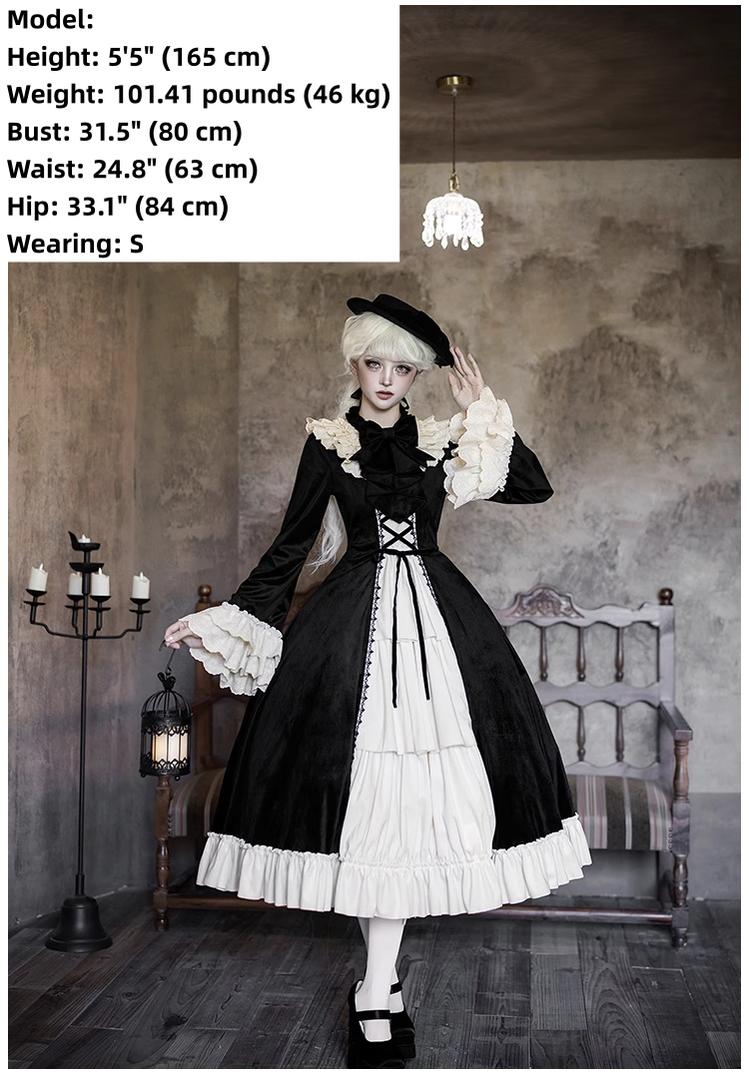 The Nutcracker - Winter Classic Lolita OP Dress, Front Opening and Accessories - image 12