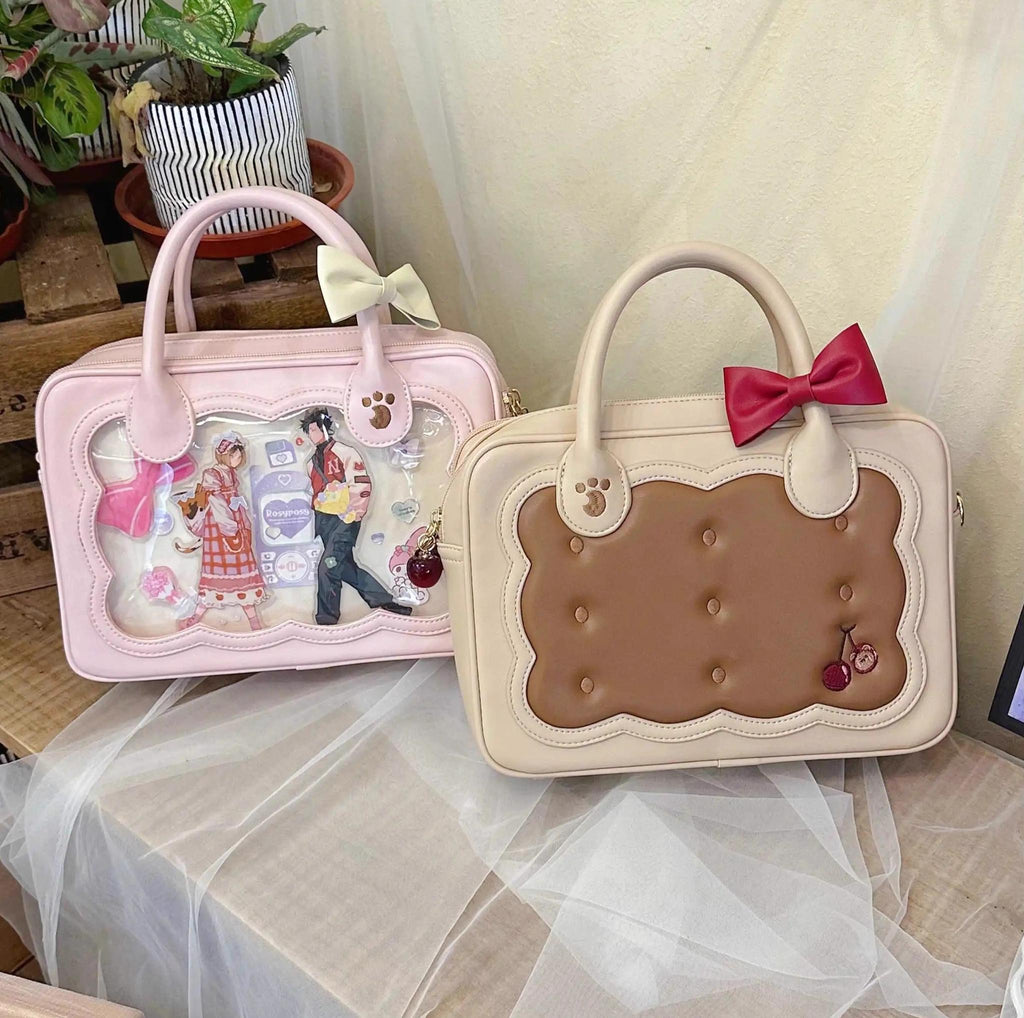 Kawaii Lolita Bag Cherry Biscuit Shoulder Crossbody Handbag - image 2