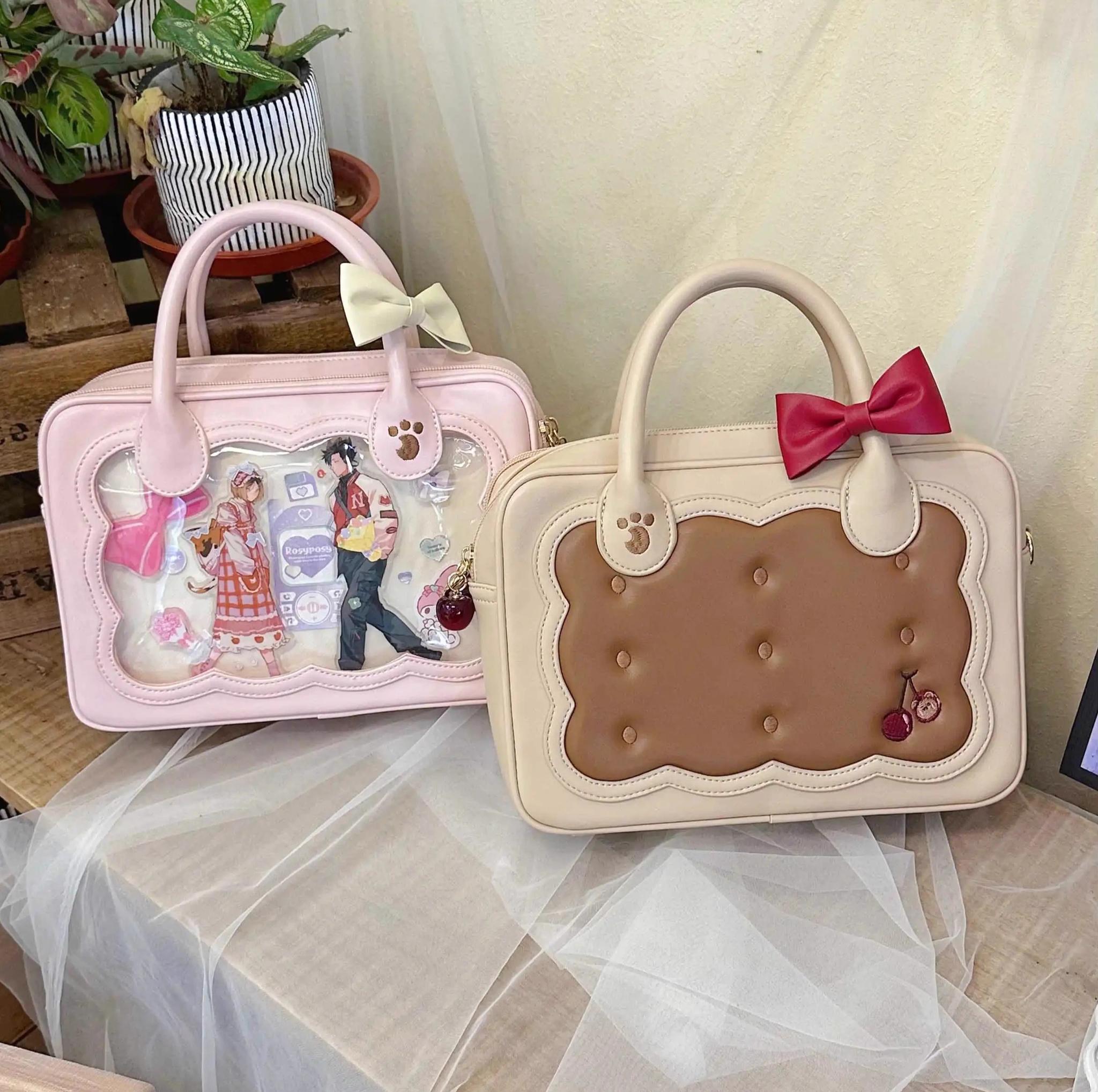 Kawaii Lolita Bag Cherry Biscuit Shoulder Crossbody Handbag - image 2