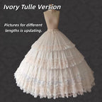 Wedding Lolita Extended Princess Petticoat Skirt - image 4
