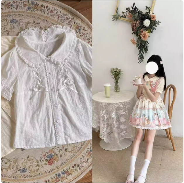 Sheep Pattern Waltz Princess Lolita JSK Salopette - image 23