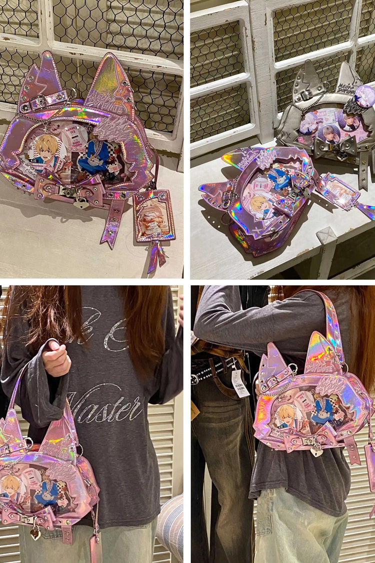 Domineering Cat - Gothic Lolita Crossbody Bag in 9 Colors - image 6