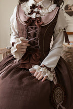Teddy Chocolate Bar Classic Lolita JSK, Skirt and Coat Collection - image 9