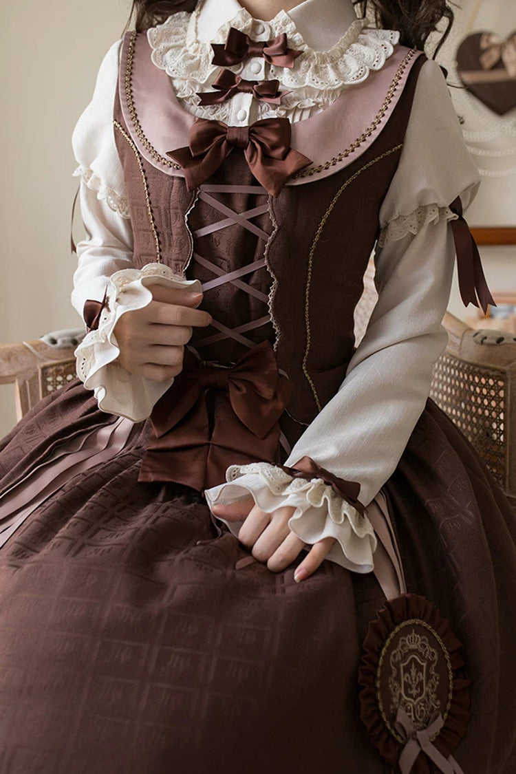 Teddy Chocolate Bar Classic Lolita JSK, Skirt and Coat Collection - image 9