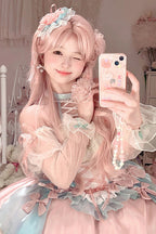 Camellia Covenant - Sweet Lolita Halterneck JSK Dress - image 3